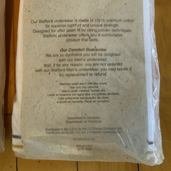 Vintage Stafford Briefs Full Cut NIP. Rare! - Picture 7 of 9